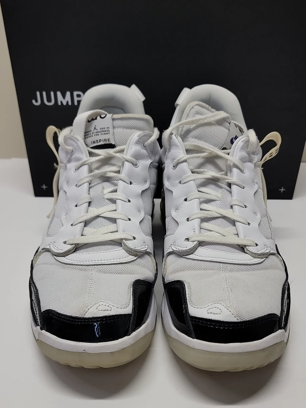 Jordan MA2 Black/White Low-Top Basketball Sneakers Sz 15 Nike Air